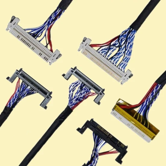 Cavo coassiale su ordinazione di Ipex 20253 30pin Jst Jae Hirose AMP LCD Lvds per esposizione